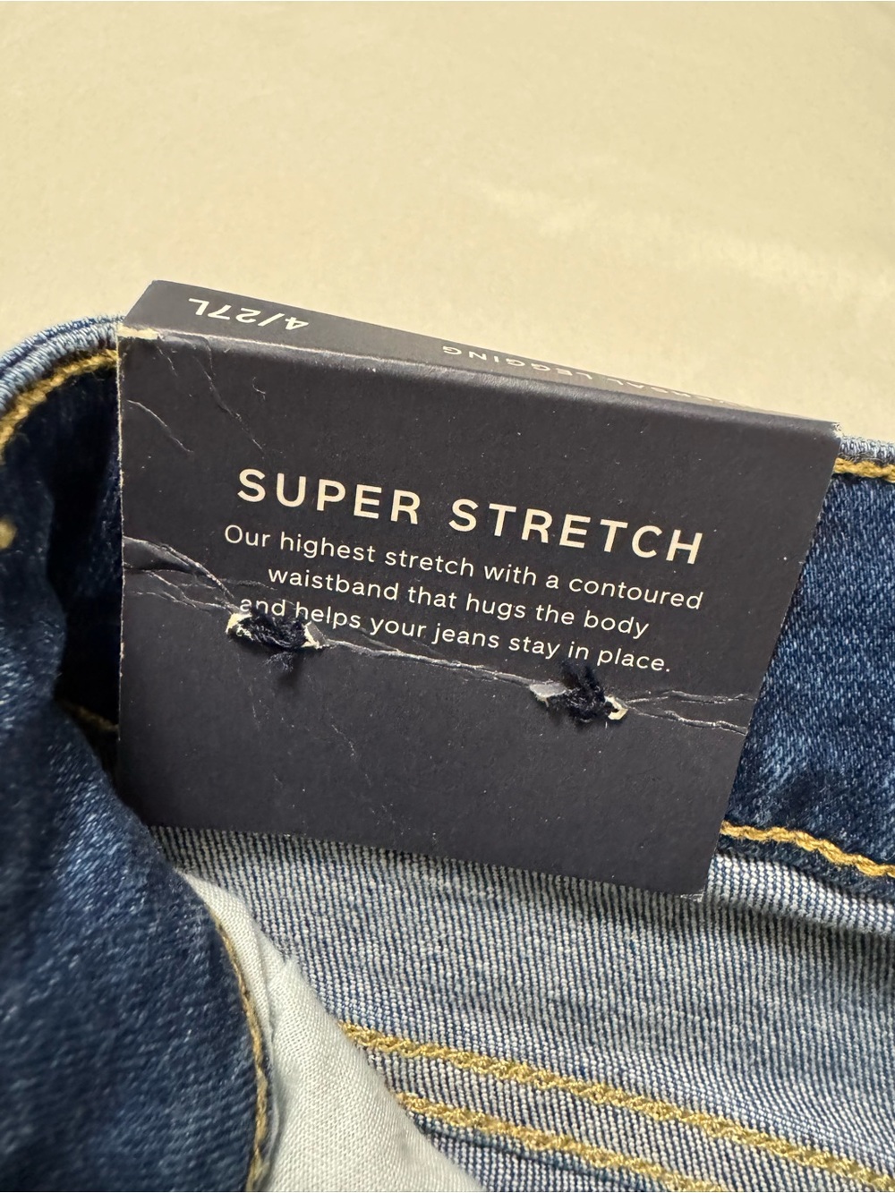 GAP Denim Two-Tone Universal Legging Super Stretch Jeans - Picture 4 of 7